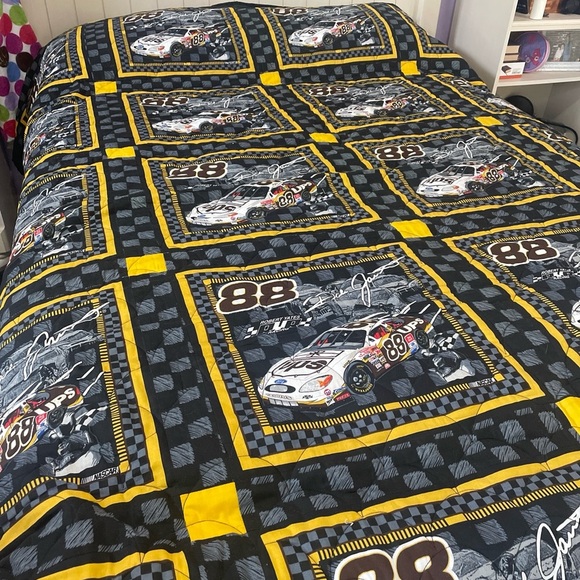 Handmade quilt dale jarrett nascar racing #88 UPS full size - Picture 1 of 3
